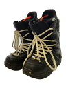 【中古】BURTON◆スノーボードブーツ/23.5cm/クイックレーシング/BLK【スポーツ】