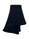 【中古】GUCCI◆マフラー/ウール/BLK/メンズ【服飾雑貨他】