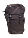 【中古】marimekko◆リュック/ポリエステル/BRW/KORTTELI BACKPACK【バッグ】