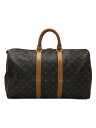 【中古】LOUIS VUITTON◆ボストンバッグ[仕入]/レザー/BRW/総柄/M41428/キーポル45【バッグ】