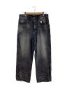 【中古】WIND AND SEA◆SHAY×WDS DENIM PANT/M/コットン/BLK/WDS-C-SHY-25Q1-02【メンズウェア】