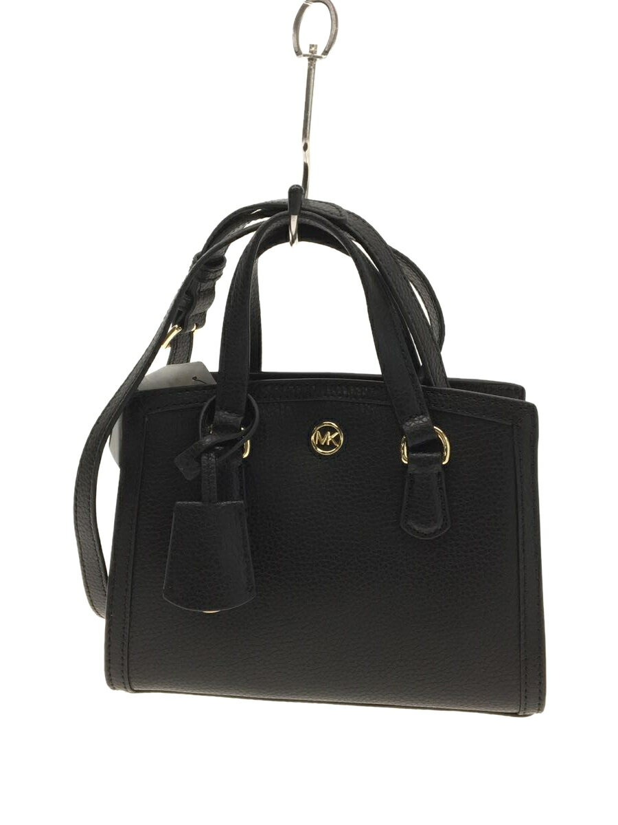 【中古】MICHAEL KORS◆22年モデル/CHANTAL/クロスボディエクストラスモール/ショルダーバッグ/牛革/BLK/【バッグ】 1