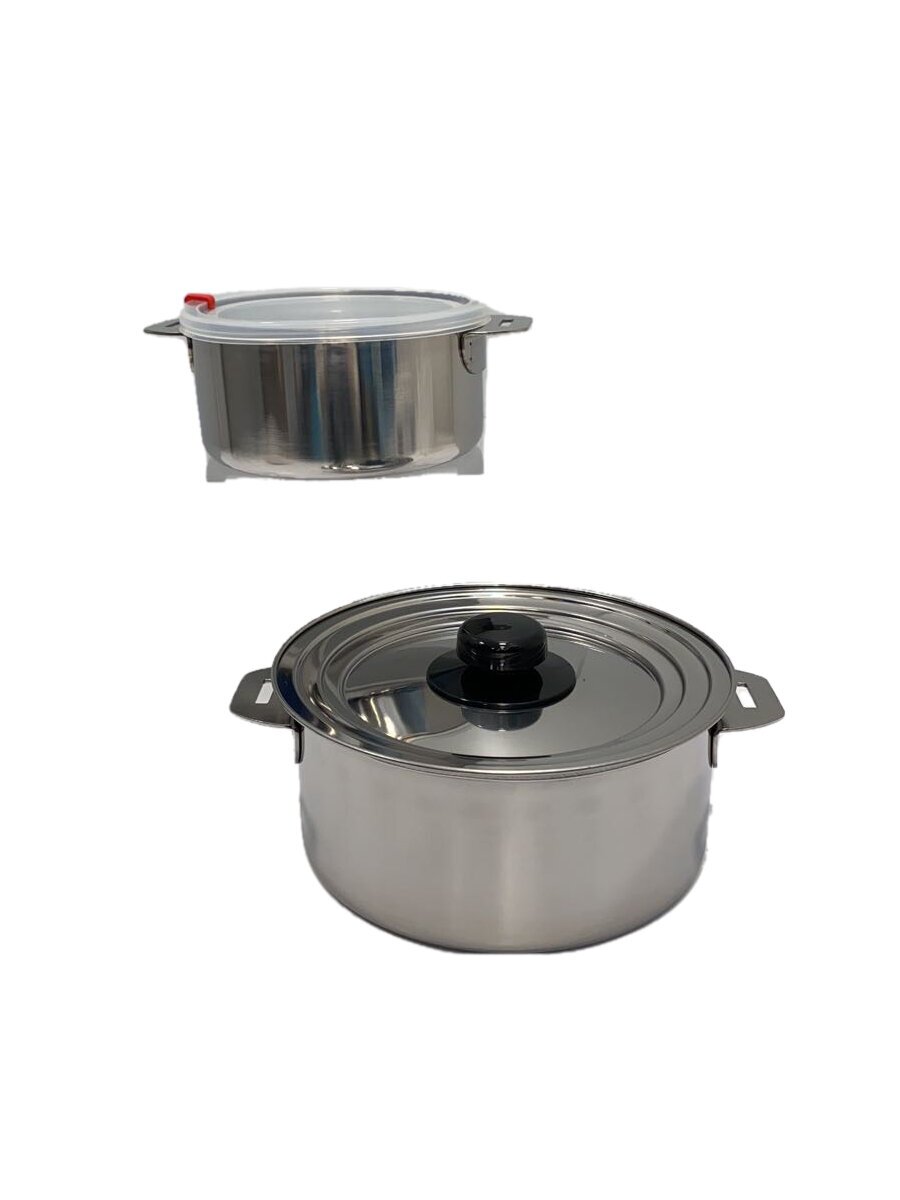 【中古】ヨシカワ(YOSHIKAWA)◆鍋/2点セット/14/18/郷技/ステンレス【キッチン用品】