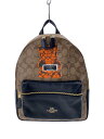 【中古】COACH◆リュック/--/BRW/F76657【バッグ】
