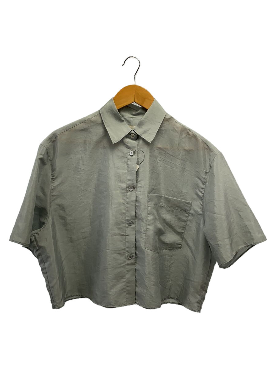 【中古】TODAYFUL◆Satin Short Shirts/半袖シャツ/FREE/ポリエステル/GRN/12410406【レディースウェア】
