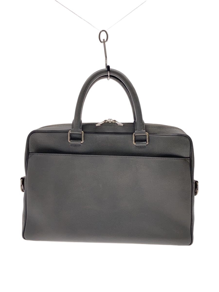 Attache Case - 【中古】LOUIS VUITTON◆ポルト・ドキュマン・ビジネスPM_タイガ/レザー/GRY/M32711【バッグ】