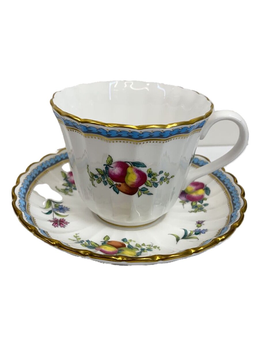 【中古】Spode◆カップ&ソーサー/2点セット/ホワイト//【キッチン用品】