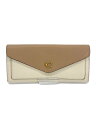 【中古】COACH◆ウィン ソフト ウォレット カラーブロック/長財布/--/CRM/無地/レディース/C2622【服飾雑貨他】