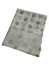 【中古】Pierre-Louis Mascia◆スカーフ/SILVER/WHT/総柄/メンズ【服飾雑貨他】