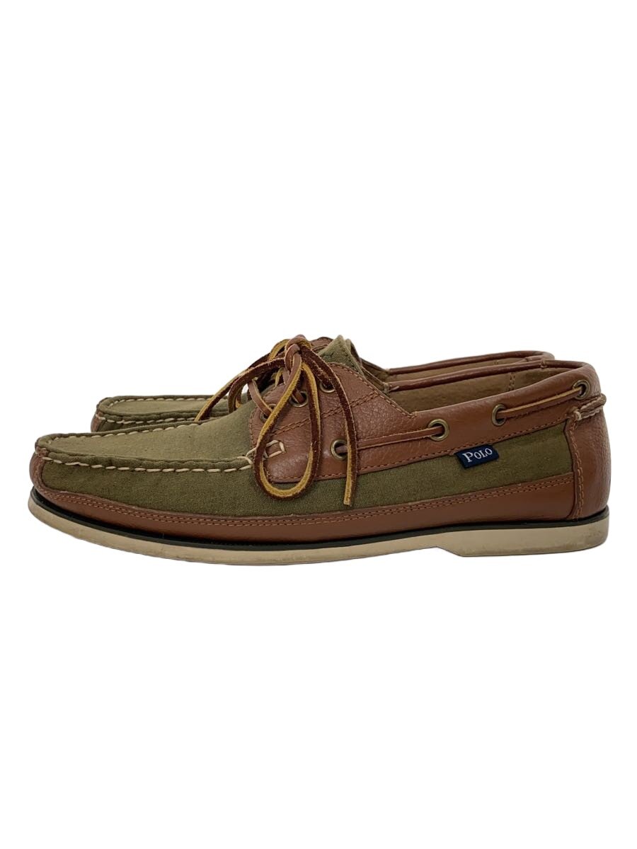 【中古】POLO RALPH LAUREN◆デッキシューズ/26.5cm/KHK//【シューズ】