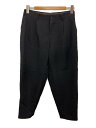 【中古】COMME des GARCONS HOMME◆スラックスパンツ/M/ウール/ブラック/HP-10036M//【メンズウェア】