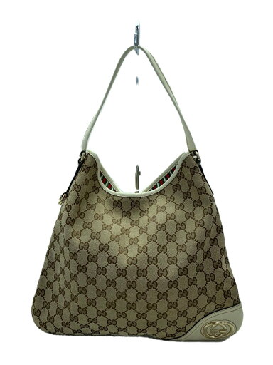 【中古】GUCCI◆ハンドバッグ/キャンバス/BEG/169947【バッグ】 【中古】GUCCI◆ハンドバッグ/キャンバス/BEG/169947【バッグ】