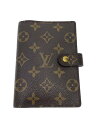 【中古】LOUIS VUITTON◆アジェンダPM_モノグラム_BRW/--/BRW/総柄/レディース【服飾雑貨他】(3)