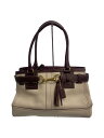 【中古】COACH◆バッグ/レザー/WHT/F10213【バッグ】