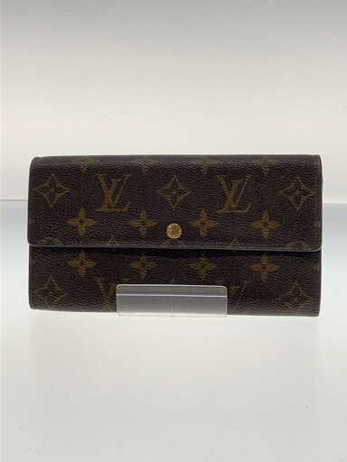 【中古】LOUIS VUITTON◆ポルト・トレゾール・インターナショナル_モノグラム・キャンバス_BRW/PVC/BRW/総柄/メンズ【服飾雑貨他】 【中古】LOUIS VUITTON◆ポルト・トレゾール・インターナショナル_モノグラム・キャンバス_BRW/PVC/BRW/総柄/メンズ【服飾雑貨他】
