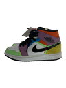 【中古】NIKE◆AIR JORDAN 1 MID SE/23cm/マルチカラー/cw1140-100【シューズ】(4)