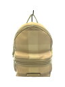【中古】BLUE LABEL CRESTBRIDGE◆リュック/--/BEG/チェック/55186-837-14【バッグ】