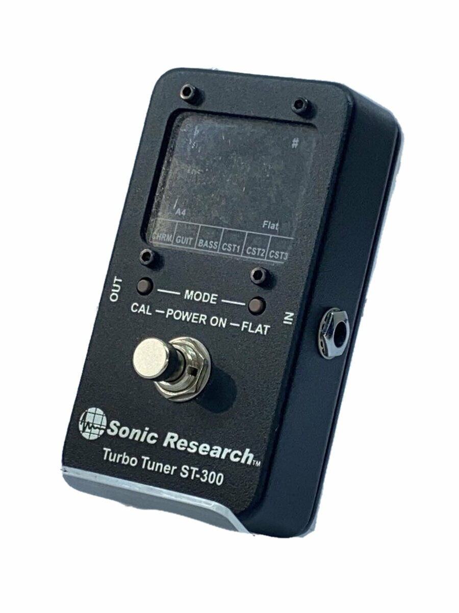 新品 未使用 Sonic Research ST-300 楽天市場】sonic research st-300 stompbox strobe tunerの通販