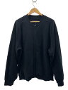 【中古】Needles Sportswear◆BB JACKET/PE/R Fleece/XL/ポリエステル/BLK/無地/PU328B【メンズウェア】