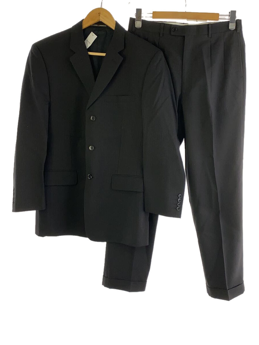 【中古】GAULTIER HOMME objet◆セットアップ/--/ウール/BLK/ストライプ/3B/【メンズウェア】