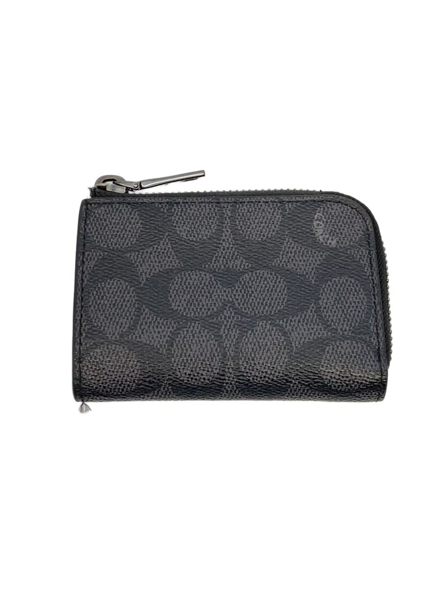 【中古】COACH◆コインケース/BLK/総柄/メンズ/CB927【服飾雑貨他】