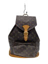 【中古】LOUIS VUITTON◆モンスリ_モノグラム・キャンバス_BRW/PVC/BRW【バッグ】(4)
