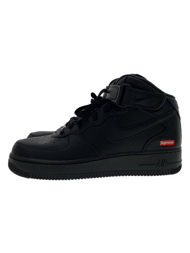 【中古】NIKE◆AIR FORCE 1 MID_エアフォース 1 ミッド/27.5cm/BLK/レザー【シューズ】 【中古】NIKE◆AIR FORCE 1 MID_エアフォース 1 ミッド/27.5cm/BLK/レザー【シューズ】