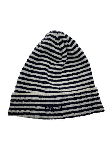 【中古】Supreme◆ニットキャップ/--/WHT/ボーダー/メンズ【服飾雑貨他】 【中古】Supreme◆ニットキャップ/--/WHT/ボーダー/メンズ【服飾雑貨他】