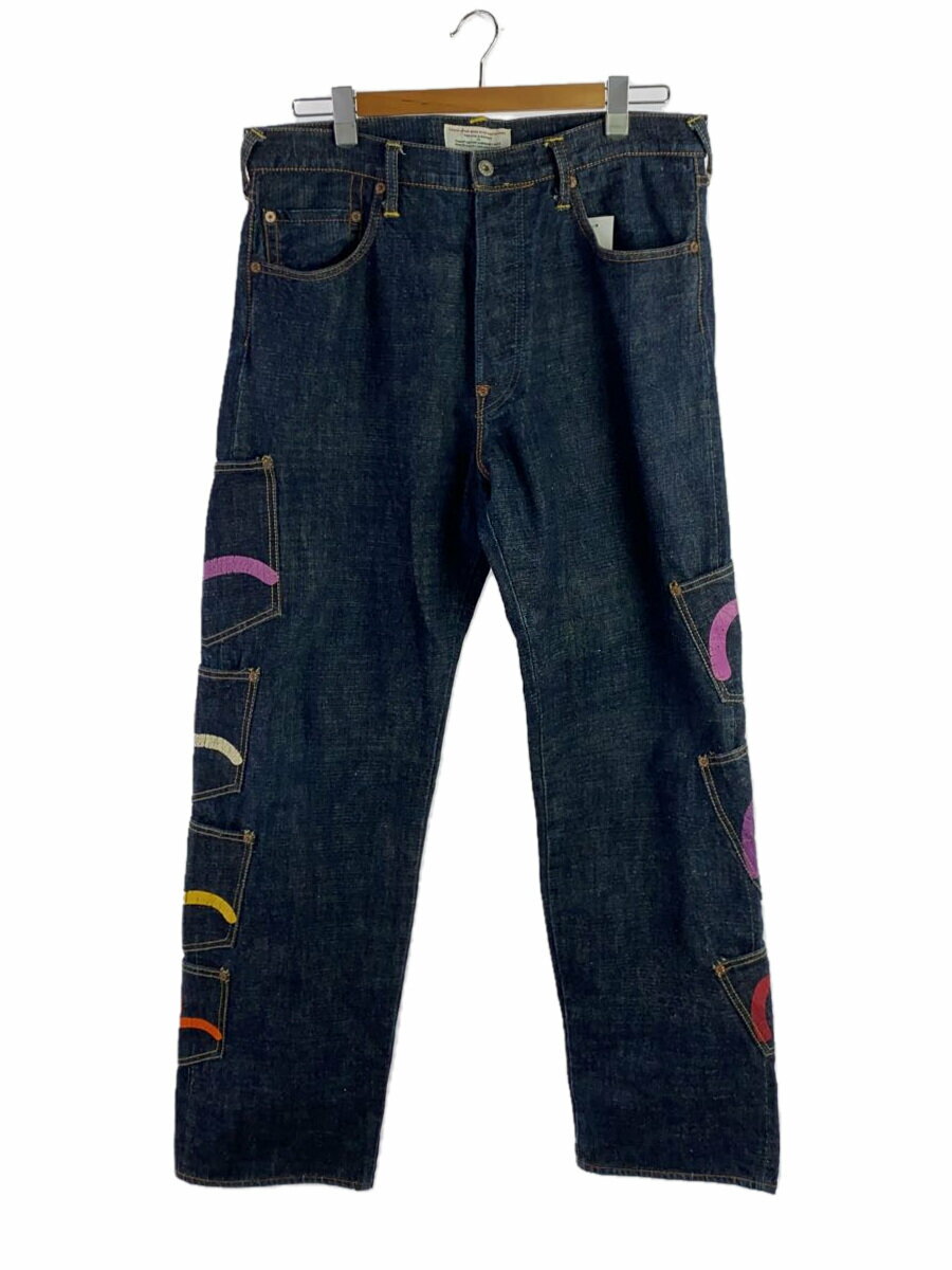 【中古】EVISU◆ボトム/36/コットン/IDG/総柄/0065【メンズウェア】
