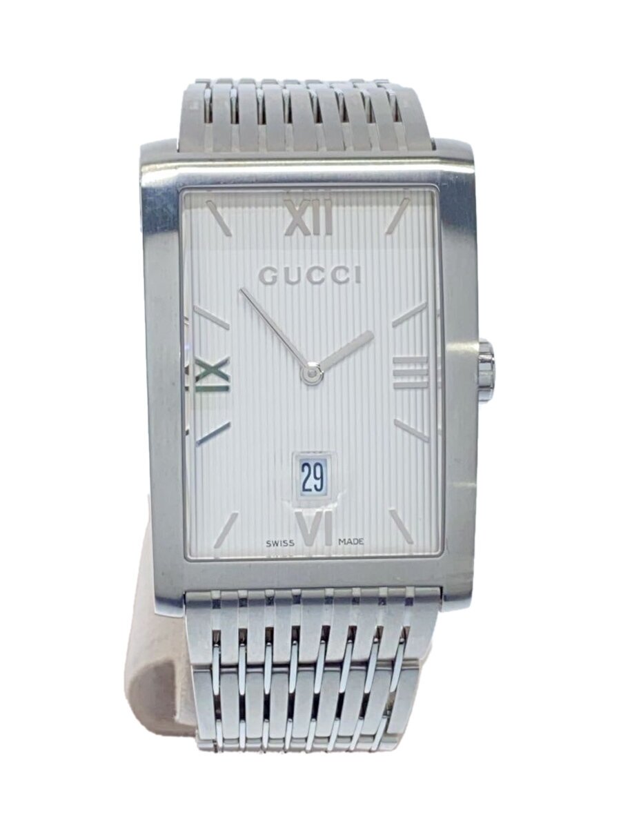 【中古】GUCCI◆G-Metro/Gメトロ/クォーツ腕時計/アナログ/ステンレス/SS/8600M【服飾雑貨他】