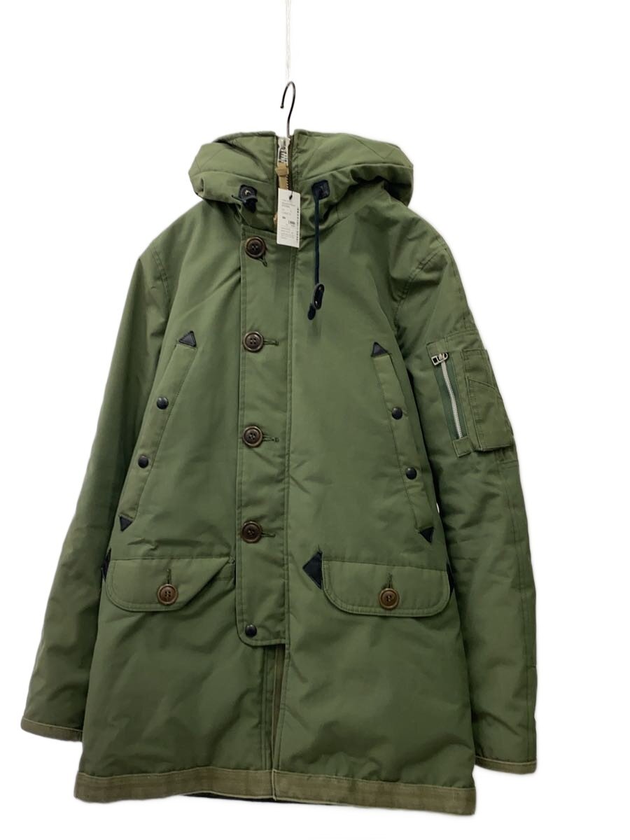 GOLDEN FLEECE SPIEWAK◆HERITAGEライン/N-3B/ファー欠品/S/コットン/KHK/無地/50253007