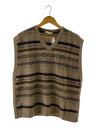 【中古】OLD JOE&CO.◆ニットベスト(厚手)/40/--/GRY/222OJ-KN03//【メンズウェア】