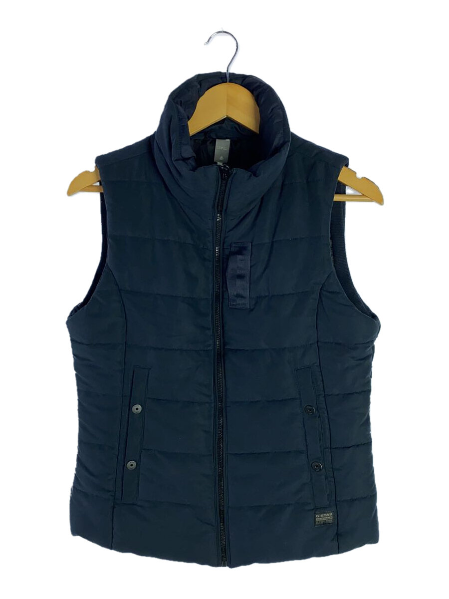 【中古】G-STAR RAW◆ダウンベスト/S/ナイロン/NVY/無地/RN 104506 CA 41169【メンズウェア】