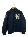【中古】NEW ERA◆スタジャン/M/ウール/BLK【メンズウェア】(4)