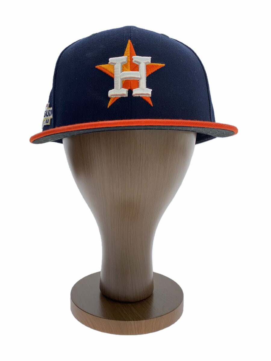 【中古】NEW ERA◆キャップ/7 1/4/コットン/NVY/無地/メンズ/ヒューストン/アストロズ/2022【服飾雑貨他】