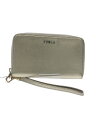 【中古】FURLA◆長財布/レザー/GLD/無