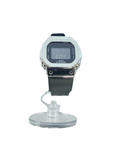 【中古】CASIO◆クォーツ腕時計_G-SHOCK/デジタル/ラバー/ブラック/シルバー/GM-S5600-1JF【服飾雑貨他】 【中古】CASIO◆クォーツ腕時計_G-SHOCK/デジタル/ラバー/ブラック/シルバー/GM-S5600-1JF【服飾雑貨他】