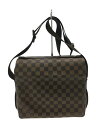 【中古】LOUIS VUITTON◆ナヴィグリオ_ダミエエベヌ_エベヌ/PVC/BRW/チェック/M45255【バッグ】