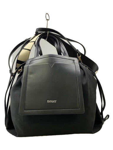 【中古】nouer◆3WAY/ショルダーバッグ/フェイクレザー/BLK//【バッグ】 【中古】nouer◆3WAY/ショルダーバッグ/フェイクレザー/BLK//【バッグ】