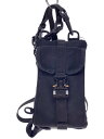 【中古】BAGJACK◆ショルダーバッグ/ナイロン/BLK/D-10369【バッグ】(4)