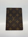 【中古】LOUIS VUITTON◆クーベルテュール・パスポール_モノグラム・キャンバス_BRW/--/BRW/メンズ【服飾雑貨他】(4)
