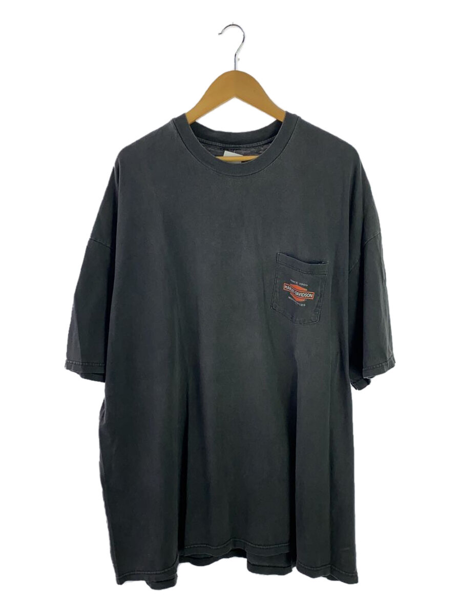 【中古】HARLEY DAVIDSON◆00s/コピ-ライト2000/Tシャツ/コットン/GRY//【メンズウェア】