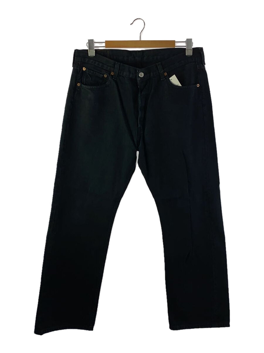 【中古】Levi’s◆ストレートパンツ/36/コットン/BLK/00501-0165【メンズウェア】