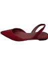【中古】BEAMS◆フラットパンプス/36.5/RED/スウェード【シューズ】(4)