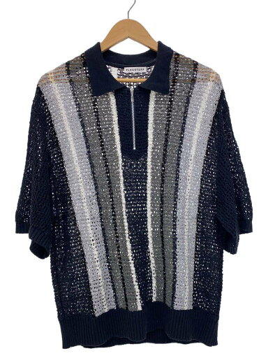 【中古】F-LAGSTUF-F◆ポロシャツ/M/アクリル/NVY/FS1476【メンズウェア】 【中古】F-LAGSTUF-F◆ポロシャツ/M/アクリル/NVY/FS1476【メンズウェア】