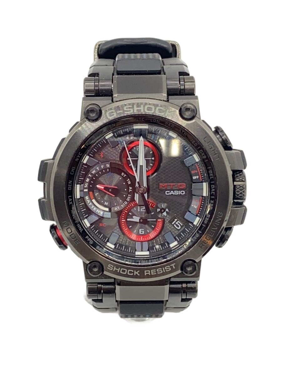 【中古】CASIO◆ソーラー腕時計・G-SHOCK/アナログ/BLK/BLK【服飾雑貨他】