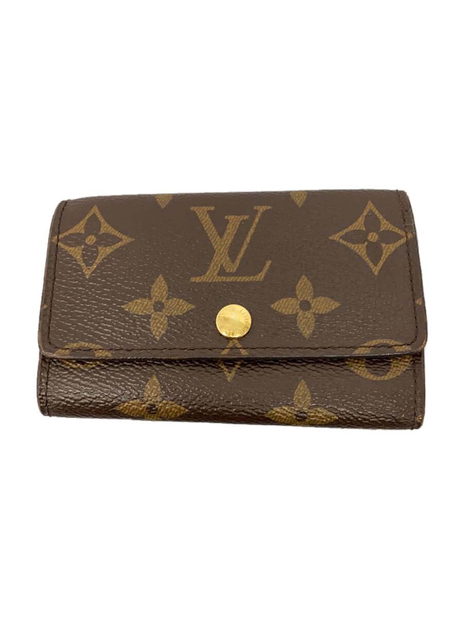 Key Holder - 【中古】LOUIS VUITTON◆ミュルティクレ6_モノグラム_BRW/--/BRW/レディース【服飾雑貨他】