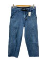 【中古】THE NORTH FACE◆DENIM CLIMBING BAGGY PANTS_デニムクライミングバギーパンツ/M/コットン/NVY【メンズウェア】
