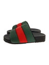 【中古】GUCCI◆22SS/ウェブ/パデットスライドサンダル/37/BLK【シューズ】(4)