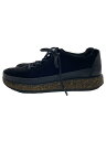 【中古】BIRKENSTOCK◆Honnef low/ホンネフシューズ/24cm/BLK/スウェード【シューズ】(4)